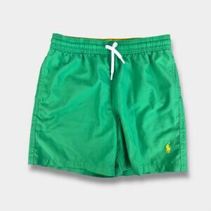 Ralph Lauren Boys Traveler Swim Trunks Green 7